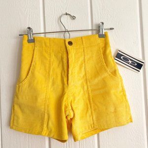 OP Vintage Corduroy Shorts Yellow | Never Worn